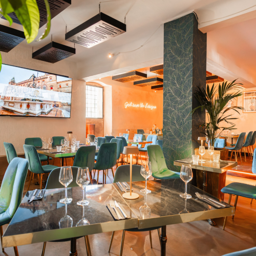 Sala superiore del Ristorante Piano Piano Bologna